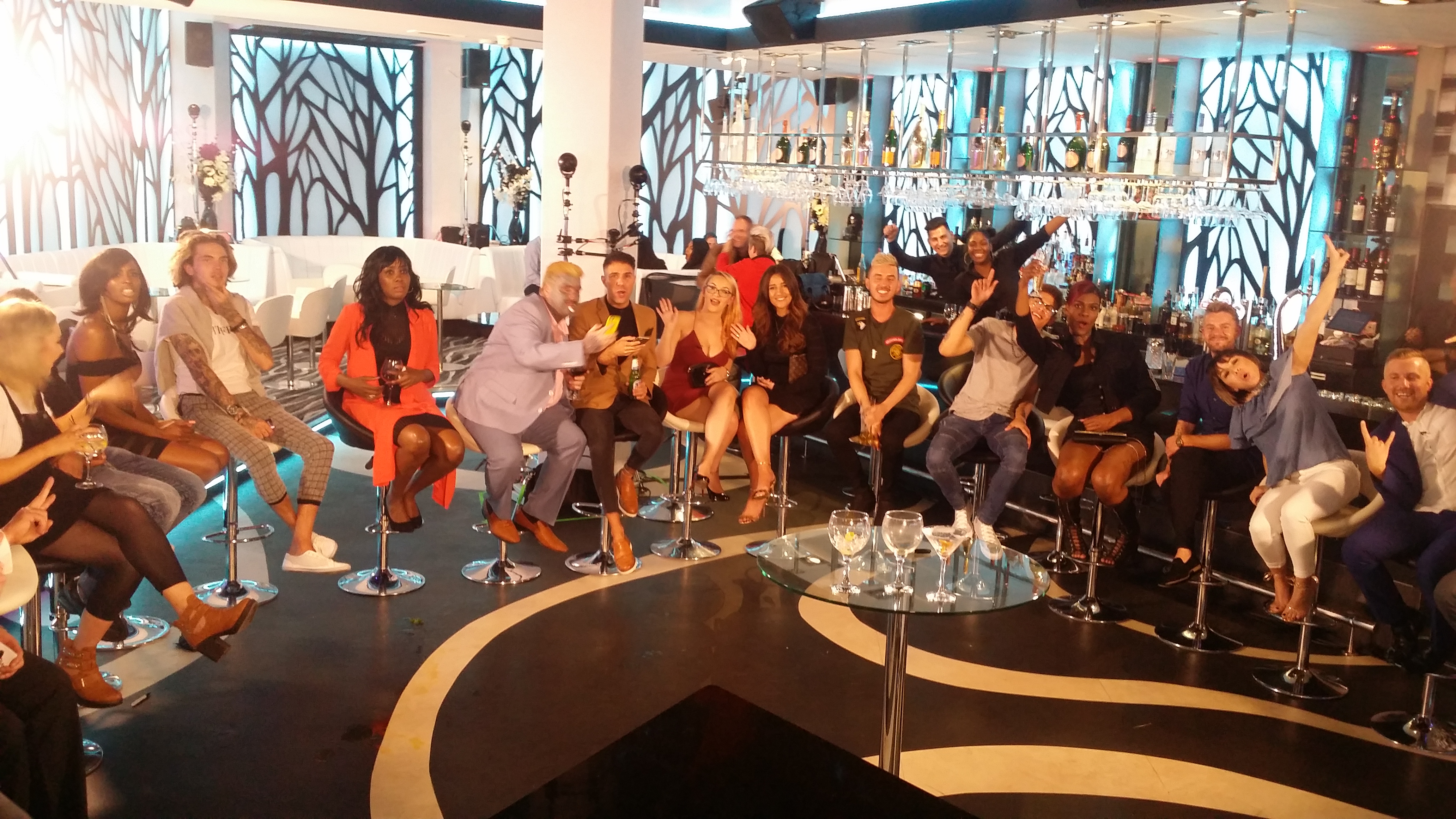 Cast photo from Game of Attraction reality show